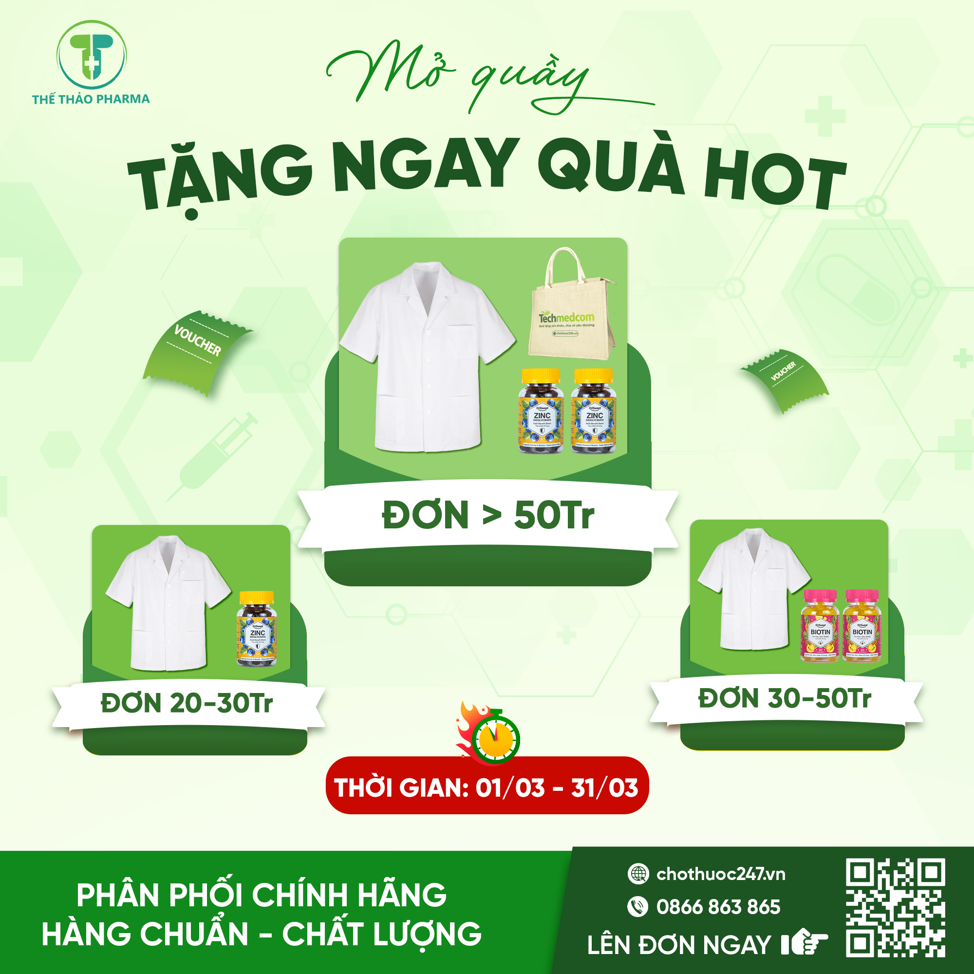 MỞ QUẦY HÔM NAY - NHẬN QUÀ ĐẦY TAY